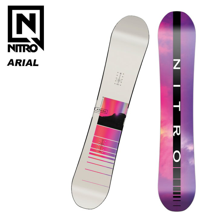 楽天市場】NITRO ナイトロ スノーボード 板 ARIAL 23-24 モデル 