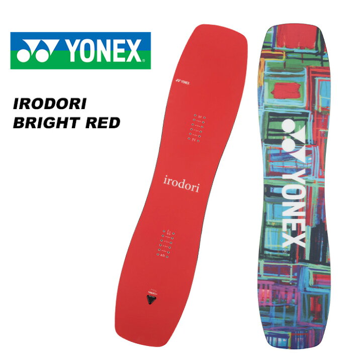 楽天市場】YONEX ヨネックス スノーボード 板 IRODORI BRIGHT RED 23 