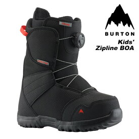 BURTON バートン スノーボード ブーツ キッズ Kids' Zipline BOA Black 23-24 モデル