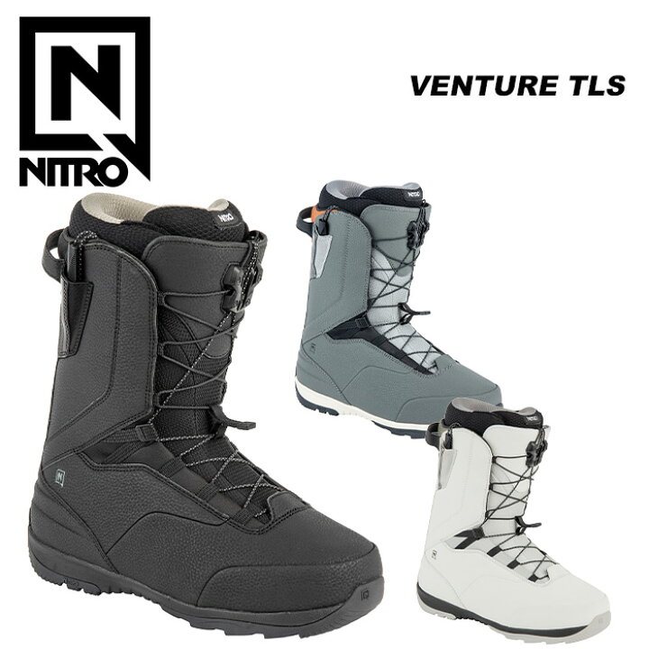 楽天市場】NITRO ナイトロ スノーボード ブーツ VENTURE TLS Black 23 