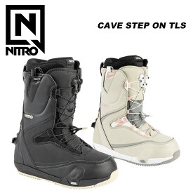 NITRO ナイトロ スノーボード ブーツ CAVE STEP ON TLS Black / Sand 23-24 レディース