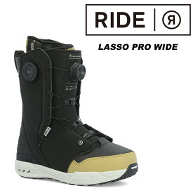 RIDE ライド スノーボード ブーツ LASSO PRO WIDE BLACK 23-24 モデル