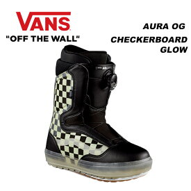 VANS バンズ スノーボード ブーツ MEN'S AURA OG CHECKERBOARD GLOW 23-24 モデル