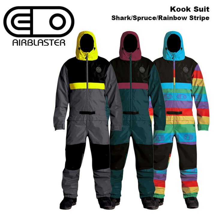 楽天市場】AIRBLASTER エアブラスター ウエア Kook Suit Shark/Spruce 