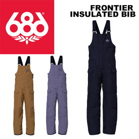 686 シックスエイトシックス ウェア FRONTIER INSULATED BIB 23-24(2024)モデル ジュニア パンツ