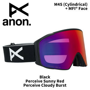 ANON Am S[O M4S (Cylindrical) + MFI Face Black/Perceive Sunny Red 25-26fyԕisiz