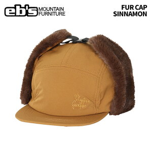eb's �G�r�X FUR CAP SINNAMON �t�@�[�L���b�v �L���b�v �r�[�j�[ 25-26���f��