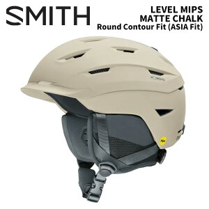 SMITH X~X wbg LEVEL MIPS MATTE CHALK Round Contour FitiASIA Fitj24-25f