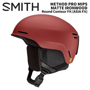 SMITH X~X wbg METHOD PRO MIPS MATTE IRONWOOD Round Contour FitiASIA Fitj24-25 f