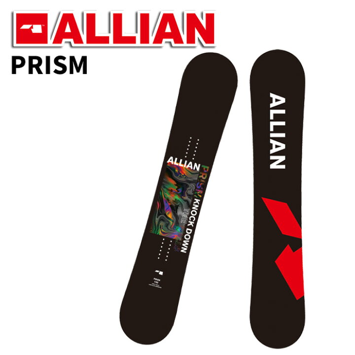 楽天市場】ALLIAN アライアン スノーボード 板 PRISM 24-25 モデル 