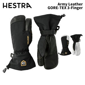 y3003022zHESTRA wXg O[u Army Leather GORE-TEX 3-Finger 25-26 f