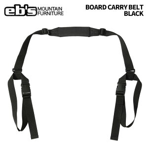 eb's GrX BOARD CARRY BELT BLACK {[hL[xg 25-26f