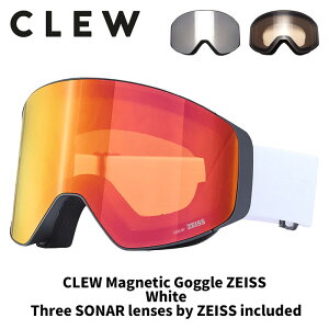 CLEW N[ S[O CLEW Magnetic Goggle ZEISS White 25-26f
