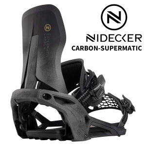 NIDECKER iCfbJ[ Xm[{[h rfBO CARBON-SUPERMATIC DROPINVXe(HYBRIDXgbv) 25-26 f