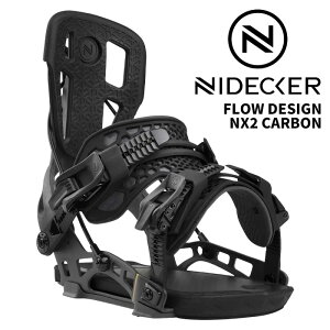 NIDECKER iCfbJ[ Xm[{[h rfBO FLOW DESIGN NX2 CARBON (FUSIONXgbv) 25-26 f