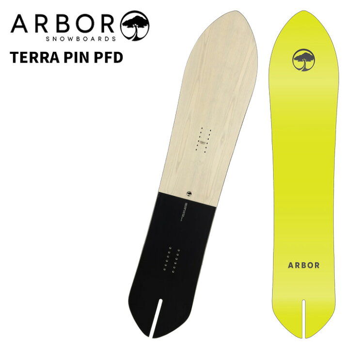 楽天市場】ARBOR アーバー スノーボード 板 TERRA PIN PFD 25-26 