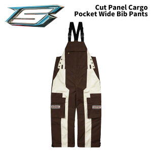 BSRABBIT �r�G�X���r�b�g �E�F�A Cut Panel Cargo Pocket Wide Bib Pants 25-26���f�� �p���c