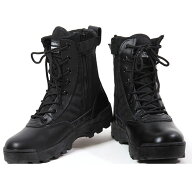 米軍SWAT ミリタリーブーツ ブラック サバイバルゲーム 耐久性 サバゲー ◇FAM-BOOTS-01