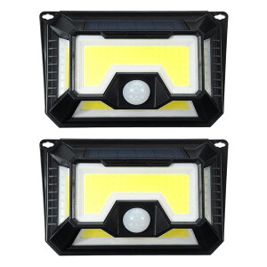 2Zbg 154LED COB \[[Cg EH[Cg l ZT[Cg PIR Ԏ_ IP44h z[d O ֓  FAM-JY1818-COB-2SET