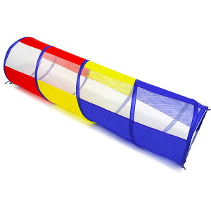 カラフル キッズ トンネル 180cmのなが〜いトンネル おもちゃ 色の認識 体感を鍛える 室内用 キッズテント こども 子ども 遊び ハイハイ ◇FAM-RP912