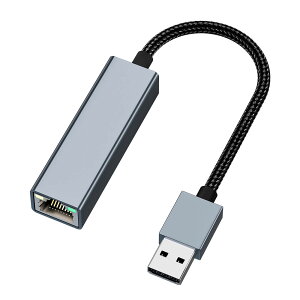 L LAN A_v^[ USB-A USB-C Type-C Switch Windows p\R MacbookɑΉ LAN|[g 1000/100/10Mbps usb lan RJ45 ϊA_v^ XCb` FAM-DK01y[ցz