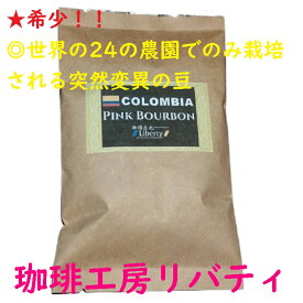 ゲイシャに似た香味【希少品種】焙煎人珈琲豆也のピンクブルボン コーヒー豆 100グラム (豆でも粉でも可）