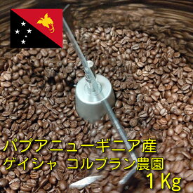 《数量限定品》コーヒー コーヒー豆【パプアニューギニア産　ゲイシャ　コルブラン農園1000グラム】珈琲豆 珈琲 ゲイシャ 豆でも粉でも可 自家焙煎 受注後に焙煎