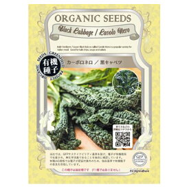＼送料無料／メール便にて発送【グリーンフィールドプロジェクト 有機種子　カーボロネロ / 黒キャベツ 【春秋まき】【固定種】×5個セット】※お取り寄せ品です。