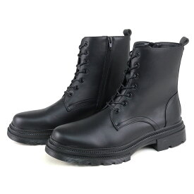 41%OFF 【SALE】 カジュアルシューズ メンズ ブラック 黒 レースアップ 紐靴 3E 歩きやすい レザー 合成皮革 シンプル No.6355 25-27cm デデス