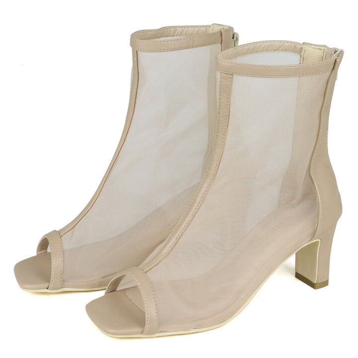 楽天市場】サンダル レディース シアーブーツサンダル オープントゥ  