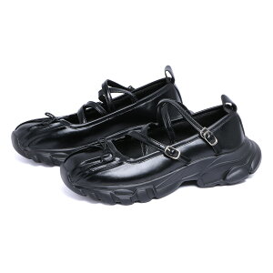 55%OFF 【ラスイチSALE】 パンプス ストラップ リボン スニーカー 歩きやすい 履きやすい 痛くなりにくい バレエシューズ メリージェーン レディース ローカット 軽量 厚底 4.5cmヒール レザー