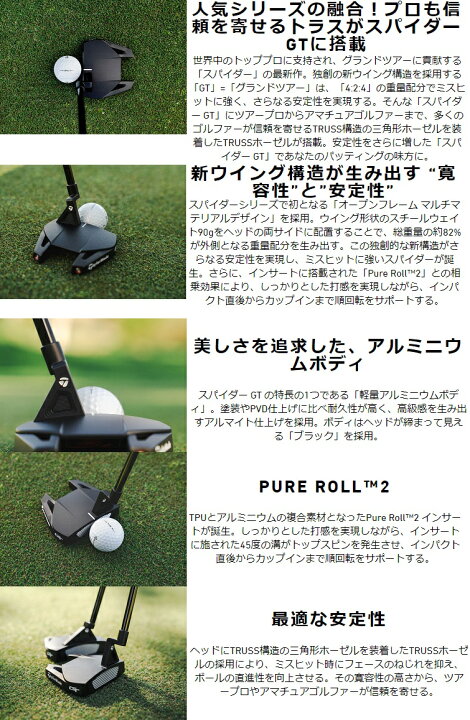 楽天市場】テーラーメイド ゴルフ クラブ パター【TaylorMade】SPIDER 