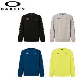 オークリー ゴルフ ウェア メンズ トレーナー アウター【OAKLEY】BOTH SHOULDERS CREWカラー：BLACKOUT(02E)カラー：NEW ATHLETIC GREY(27B)カラー：POSEIDON(6A1)カラー：SULPHUR(762)FOA405728