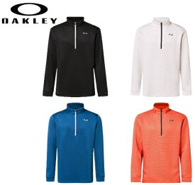 オークリー ゴルフ ウェア メンズ モック【OAKLEY】PLEASANT LS MOCK 5.0カラー：BLACKOUT(02E)カラー：WHITE(100)カラー：POSEIDON(6A1)カラー：MAGMA ORANGE(7MM)FOA405741