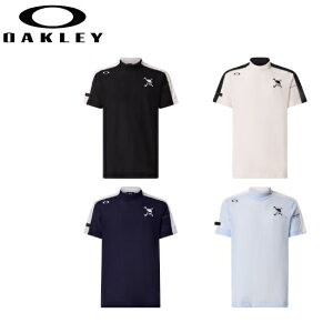 オークリー ゴルフ ウェア メンズ スカル シャツ【OAKLEY】SKULL COOL Str. ADVANCED MOCKカラー:BLACKOUT(02E)カラー:WHITE(100)カラー:PEACOAT(67Z)カラー:AQUA BLUE(64L)FOA406432