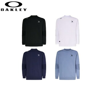 オークリー ゴルフ ウェア メンズ スカル モック シャツ【OAKLEY】SKULL LS SWEATER MOCK SHIRTカラー:BLACKOUT(02E)カラー:WHITE(100)カラー:PEACOAT(67Z)カラー:BLUE MIRAGE(69T)FOA406965