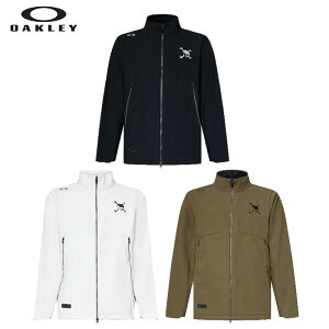 オークリー ゴルフ ウェア メンズ アウター【OAKLEY】Skull Fusion Warm Jacketスカル フュージョン ウォーム ジャケットカラー:BLACKOUT(02E)カラー:WHITE(100) カラー:CINNAMON(87E)FOA408276