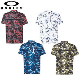 オークリー ゴルフ ウェア メンズ スカル シャツ【OAKLEY】ROLLER GRAPHIC SHIRTカラー：BLACK PRINT(00G)カラー：WHITE PRINT(186)カラー：BLUE STORM PRINT(66V)カラー：CAMO GREEN(765)FOA403523