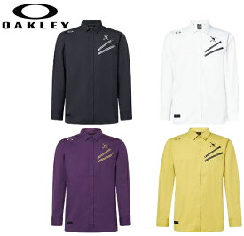 オークリー ゴルフ ウェア メンズ スカル シャツ【OAKLEY】SKULL REVOLVE 3D WV LS SHIRTカラー：BLACKOUT(02E)カラー：WHITE(100)カラー：GRAPE(81E)カラー：BRASS YELLOW(550)FOA404229