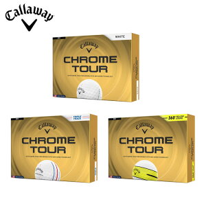 �L�����E�F�C �S���t �{�[���yCallaway�zCHROME TOUR BALL�N���� �c�A�[ �{�[���J���[�F�z���C�g�J���[�F�g���v���g���b�N �z���C�g�J���[�F360°�C�G���[�X�g���C�v1�_�[�X