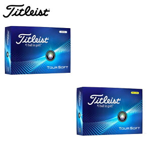 タイトリスト ゴルフ ボール【Titleist】TOUR SOFT BALL('24)タイトリスト ツアー ソフト ボールカラー:ホワイトカラー:イエロー