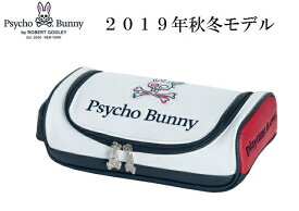 サイコバニー ゴルフ ポーチ【Psycho Bunny】PB GOLF ROUND POUCHサイコバニー ゴルフ ラウンド ポーチカラー：ホワイト(00)PBMG9FE1