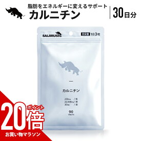 【マラソン中だけP20倍】 L-カルニチン タブレット 750mg/日 22,500mg/袋 30日分 筋トレサポートサプリ 国内加工 SAIJIRUSHI