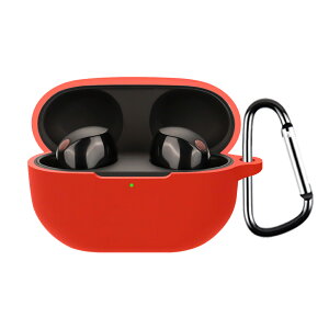 SONY WF-1000XM5 ケース SONY WF-1000XM5 カバー キャラクター カラビナ付き 保護ケース 落下防止 ソニー WF-1000XM5 ケース シリコン ソニー イヤホンケース 保護カバー 耐衝撃 無地 シンプル 可愛い お