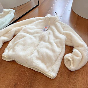 裏起毛 ボアコート ボア ブルゾン ボアジャケット レディース 春 フリース もこもこ ジャケット アウター 羽織り 軽い あたたかい 防寒対策 ハイネック ファスナー付き 無地 上着 防寒 暖か