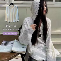 楽天市場】総レース 長袖（チュニック｜レディースファッション）の通販