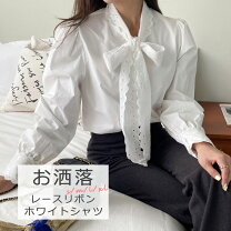 楽天市場】レースリボン（シャツ・ブラウス｜トップス）：レディース 