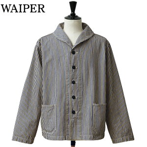 WAIPER.inc ���C�p�[ �ČR U.S.NAVY PRISONER �q�b�R���[�V���[���J���[�W���P�b�g MADE OF�gKAIHARA DENIM�h VINTAGE WASH WP1127C