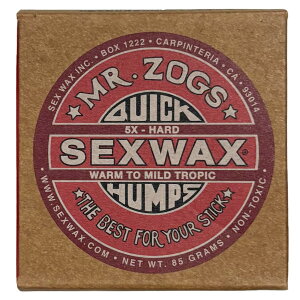 SEXWAX SURF WAX QUICK HUMPS WARM RED �T�[�t���b�N�X 3�Z�b�g 5x