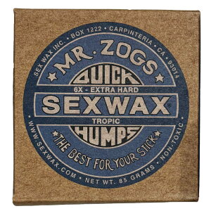 SEXWAX SURF WAX QUICK HUMPS TROPIC BLUE �T�[�t���b�N�X 3�Z�b�g 6x